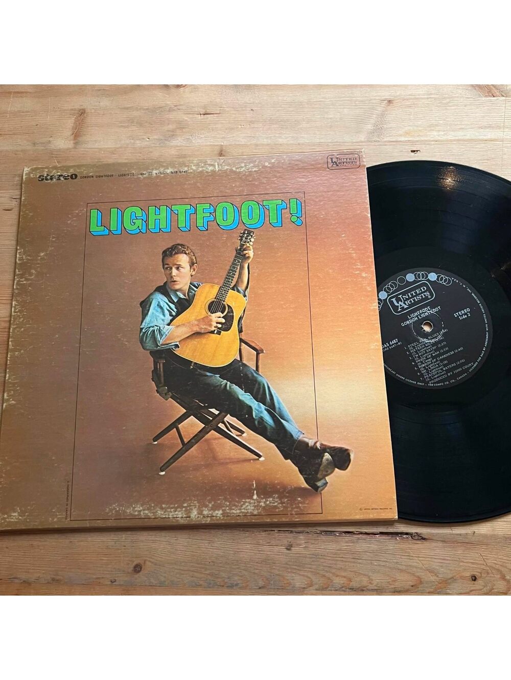 Gordon Lightfoot - Lightfoot! 33rpm VG+ VR20
